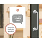 Avery Removable Vinyl Film Rectangle Labels - 8" x 10-1/2" - White - 8 Labels-For use with laser printers