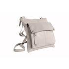 Champs Leather Ultimate Organizer Crossbody Bag with RFID - Cream-Fabricated from full grain genuine leather