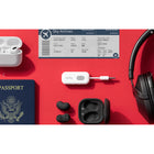 Twelve South AirFly SE Bluetooth Adapter- White-Charges via USB-C plugs into std min jack port