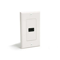 StarTech Single Outlet Female HDMI Wall Plate White-Set up in-wall HDMI® cabling and save on installation time