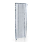 Azar Displays 44" x 13.75" Pegboard Powerwing Display, Clear (700352-CLR)-For mounting onto pegboard or slat wall