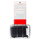 Air Canada Optimum 20" Hardside Carry On Spinner Luggage - Black-Push button locking trolley handle