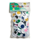 Charles Leonard Chl64570 Wiggle Eyes Assorted Colours, 100 Pack (CHL64570)-Wiggle eyes for use in crafts and doll-making