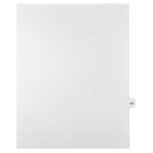 Mark Maker Legal Tabs - Letter Size - White - 1/15th cut - 25 tabs per package - 5 packages Pack - Number 101-White Single Tabs