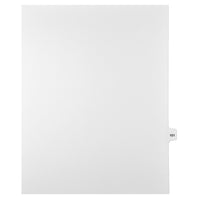 Mark Maker Legal Tabs - Letter Size - White - 1/15th cut - 25 tabs per package - 5 packages Pack - Number 101-White Single Tabs