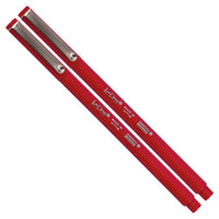 Marvy Uchida Ultra Fine Felt-Tip Pen - Red - 2 Pack-Colour: Red
