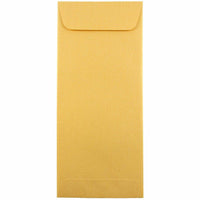 JAM Paper #10 Policy Metallic Business Envelopes - 4.125" x 9.5" - Stardream Gold - 50 Pack-Colour: Stardream Gold