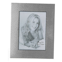 Elegance Kaylene 8" x 10" Photo Frame-Brushed aluminum, classic matte finish Holds one 8-Inch x 10-Inch frame.