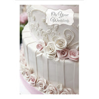 Aline Greetings General Wedding Card, Wedding Cake, On Your Wedding, 18 Pack-Premium uncoated paper stock