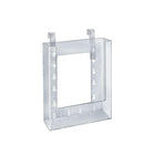 Azar Displays Hanging Brochure Holder, 7.87" x 6.25", 10 Pack (252341)-Clear Crystal Styrene