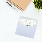 JAM Paper 4bar A1 Envelopes, 3.63 x 5 1/8, Parchment Blue Recycled, 1000 Pack (900877844B)-Closure: Gum