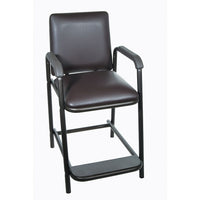 Drive Medical Hip High Chair with Padded Seat-Brown Vein, Steel