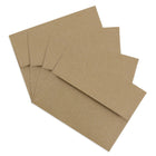 JAM Paper A2 Invitation Envelopes, 4.38 x 5.75, Brown Kraft Paper Bag Recycled , 100 Pack (LEKR600g)-Closure: Gum