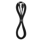 Powerology 10' USB C Braided & Sync Type C to USB A Charger Cable for Smartphones & Tablets - Black-Braided for extra durability