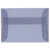 JAM Paper 4bar A1 Envelopes, 3.63 x 5 1/8, Translucent Vellum Wisteria Purple, 50 Pack (1591610I)-Wisteria purple translucent envelope