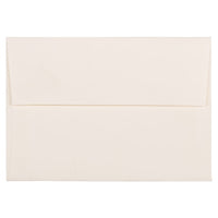 JAM Paper 4bar A1 Envelopes, 3.63 x 5 1/8, Strathmore Natural White Laid, 1000 Pack (900913182B)-Natural white