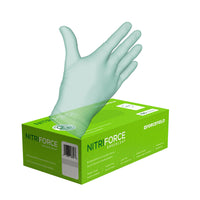 ForceField Nitriforce Greenleaf Disposable Examination Gloves - Medium - 100 Pack-General use