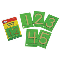 Didax Tactile Sandpaper Numeral, Grade Pre Kindergarten -1 (DD-210828)-Grades pre-kindergarten -1st