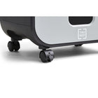 TRU RED 8-Sheet Micro-Cut Personal Shredder (TR-BMC8A)-Black/grey pull-out bin with 3.3 gal. capacity for easy emptying and disposal of shredded content alone or with Shredder Bags (sold separately)