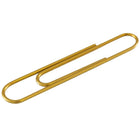 JAM Paper Coloured Jumbo Paper Clips, Large, Gold Paperclips, 3 Packs of 75, 225 Total (21832060b)-5