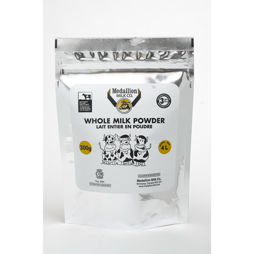 Medallion Milk-Whole Milk Powder - 6 Packs of 500g | staples.ca
