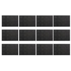 Maxwell & Williams Squares Placemat - Black - Pack of 12-Dinnerware