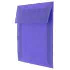 JAM Paper 6.5 x 6.5 Square Envelopes, Purple Translucent Vellum, 250 Pack (PACV527H)-Blank interior for personalized message