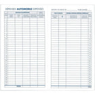 Blueline Auto Expenses Notebook, Bilingual-Features saddle stitched binding and a flexible cover for durability and easy writing
