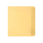 Mark Maker Legal Exhibit Index Tab Set of Buff Single Tabs, 1/25th Cut, Letter Size, No Holes, Number 1 - 75-Buff Single Tabs, 1/25th Cut