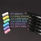 Tombow Fudenosuke Pastel Brush Pens - 6 Pack-Contains 6 soft tip Fudenosuke Brush Pens.