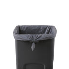 Rubbermaid Plastic Wastebasket - 28"H - Black-Dimensions: 30.9"H x 15.5"W x 16.5"D
