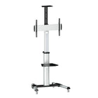 TygerClaw Mobile Display Stand with 90 Degree Display Rotation, (LCD8408SM)-90 degree rotation for easily holding display in portrait or landscape orientation