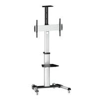 TygerClaw Mobile Display Stand with 90 Degree Display Rotation, (LCD8408SM)-90 degree rotation for easily holding display in portrait or landscape orientation