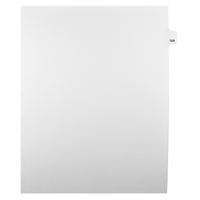 Mark Maker Legal Tabs - Letter Size - White - 1/25th cut - 25 tabs per package - 5 packages Pack - Number 104-White Single Tabs