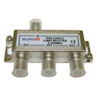 Digiwave DGSCA6313 3-Way Splitter (5-1000Mhz), 0.8" x 1.5" x 3.3", Silver-Digiwave 5-1000MHz 3-Way Splitter achieves 1 GHz frequency by employing printed circuit board technology.