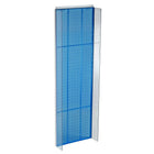 Azar Displays 44" x 14" Pegboard Powerwing Display, Blue (700350-BLU)-Blue