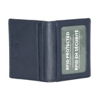 Roots Men's Slimfold Wallet with Removable ID - Navy-8