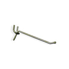 Azar Displays 4" x 0.148" All Wire Galvanized Metal Hooks, 50 Pack-Galvanized metal