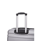 TOSCANO MAGNIFICA 21" Hardside Carry On Luggage - Titanium Silver-Soft Jelly Handle Grips
