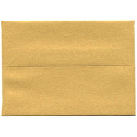 JAM Paper 4bar A1 Envelopes, 3.63 x 5 1/8, Stardream Metallic Gold, 250 Pack (V018244H)-Gold stardream metallic envelope
