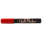 JAM Paper - Marqueur craie - Pointe large - Rouge (526480RE)-Ces marqueurs craies polyvalents peuvent être utilisés sur n’importe quelle surface non poreuse, telle que : Les tableaux blancs, les panneaux lumineux, les tableaux noirs, les fenêtres, les pare-brise et plus encore!