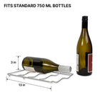 Koolatron 10 Bottle Wine Cooler, 1 cu. ft. (28L) Freestanding Thermoelectric Wine Fridge - Black-Adjustable leveling legs