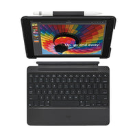Logitech Slim Combo Case for 9.7" iPad (5th & 6th Generation) - Graphite-Keyboard case
