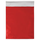 JAM Paper Foil Envelopes with Self Adhesive Closure, 9 x 12, Open End, Red, 100 Pack (01323292B)-Opening: open end