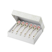 Roy Kirkham Redoute Rose Teaspoons, 6 Pack-Pattern: Redoute Rose