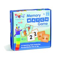 Hand2Mind Number Blocks Memory Match Game-With 4 sets of 20 matching memory tiles, there are many ways to play for endless number fun