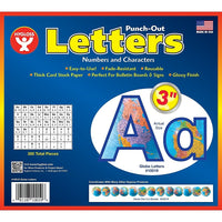 Hygloss Products 3" Punch-Out Letters Globes, 1050 Pack (HYG10019)-Letters/Decoration