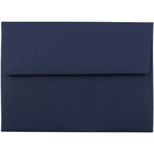 JAM Paper Stationery Set with 100 White Cards and 100 A7 Envelopes, Navy Blue, 100 Sets Pack (304624616g)-A7 (5 1/4" x 7 1/4")