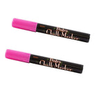 Marvy Uchida Broad-Point Liquid Chalk Markers - Erasable - Dustless - Hot Pink - 2 Pack-Colour: Hot Pink