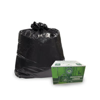 Eddie's Garbage Bags / Liners - 30" W x 38" H - 0.75 mil - Black - 400 Pack-400 Pack